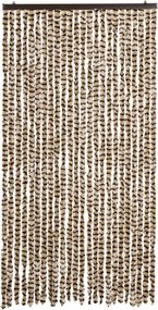 vidaXL Σήτα Εντόμων Μπεζ/ Καφέ 100x200 εκ. από Σενίλ