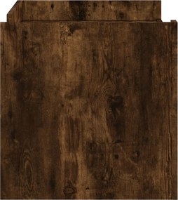 vidaXL Τραπεζάκι Σαλονιού Sonoma Δρυς 100x50x50 εκ. Επεξεργ. Ξύλο