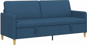 vidaXL Καναπές με Αποθήκευση Μπλε 192 x 78 x 87 εκ. Πολυεστέρας