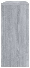 Τραπεζάκι Κονσόλα Γκρι Sonoma 100 x 35 x 76,5εκ από Μοριοσανίδα - Γκρι