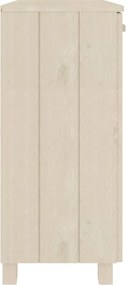 vidaXL Ντουλάπι HAMAR Καφέ Μελί 85 x 35 x 80 εκ. Μασίφ Ξύλο Πεύκου
