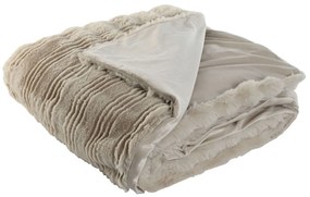 Κουβέρτα Home ESPRIT Μπεζ 220 x 240 x 1 cm