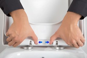 Stewehome Καπάκι τουαλέτας με αργό κλείσιμο από πλαστικό