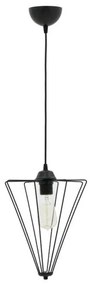Φωτιστικό οροφής μονόφωτο Saway E27 μαύρο 30x30x80εκ 193-000058 Pakoworld 193-000058 Μαύρο