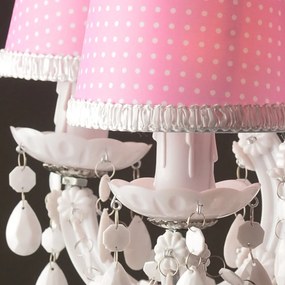 Πολυέλαιος Οροφής Aca Macaron SF35045P White/Pink