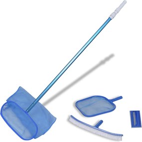 Σετ Καθαρισμού Πισίνας Βούρτσα 2 Skimmer 1 Τηλεσκοπικό Κοντάρι