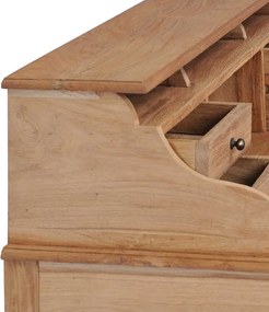 vidaXL Γραφείο 90 x 50 x 100 εκ. από Μασίφ Ξύλο Teak