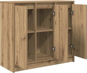 vidaXL Ντουλάπι τεχνίτης Δρυς 85x34x76 εκ. από Επεξεργασμένο Ξύλο