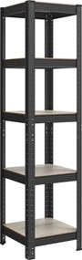 Μεταλλική Ραφιέρα Δαπέδου 5 Θέσεων (37x37x150) Songmics GLR037B11