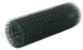 Συρματόπλεγμα Κοτετσόσυρμα Πράσινο 10x0,5 μ. Ατσάλι Επικάλ. PVC
