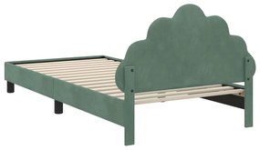 vidaXL Κρεβάτι Παιδικής Κρεβατοκάμαρας με Κεφαλάκι Θαλασσί 80 x 200 cm