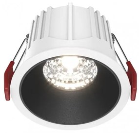 Χωνευτό Σποτ Οροφής Alfa LED 15W 4000K Μαύρο-Λευκό DL043-01-15W4K-RD-WB MAYTONI DL043-01-15W4K-RD-WB Ασπρόμαυρο