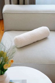 Διακοσμητικό Μαξιλάρι Ανοιχτό Μπεζ TEDDY ROLLER 50x14x14