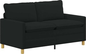 vidaXL Καναπές Μαύρο 156 x 81 x 87,5 εκ Ύφασμα