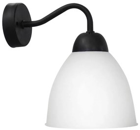 Απλίκα Τοίχου Heronia Ovo 31-1192 Black/White