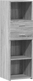 vidaXL Ντουλάπι Γκρι Sonoma 40x42,5x124 εκ. από Επεξεργασμένο Ξύλο