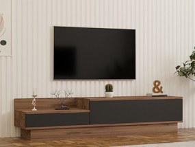 Έπιπλο Τηλεόρασης Atlantic Πεύκο / Ανθρακί BOGRIE 160x35x35