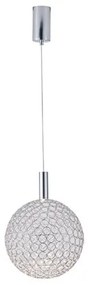 ΦΩΤΙΣΤΙΚΟ ΜΟΝΟΦΩΤΟ ΜΕΤΑΛΛO ΟΒΑΛ  LED 6,3W 3000K 648lm Φ20x1588mm AΣΗΜΙ ARTE ILLUMINA PERFORATO Eurolamp 144-15069
