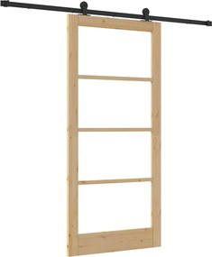 vidaXL Συρόμενη Πόρτα ORKDAL Φυσικό 93 x 202 cm