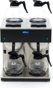 Filter Coffee Maker - Double - 2x 1.8L - with Glass Decanter