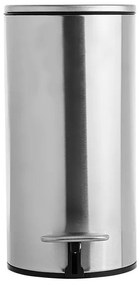Κάδος Απορριμμάτων Soft Close Slim 02-5542 13,8x28,4x30,5cm 5Lt Mat Inox Estia 5lt Μέταλλο,Πλαστικό