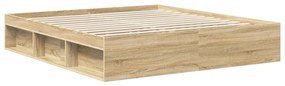 vidaXL Σκελετός Κρεβατιού Σονόμα 180 x 200 cm Στερεά ξυλεία πεύκου