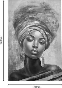 Πίνακας σε καμβά Siena I Inart 80x3x120εκ