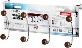 Μεταλλική κρεμάστρα πόρτας 4 θέσεων - 57605
