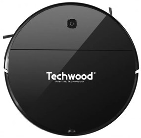 Ηλεκτρική σκούπα ρομπότ 2 σε 1 Techwood TAR-2036, 450 Pa, 350 ml, σφουγγαρίστρα, αυτονομία 90 λεπτά, μαύρο.