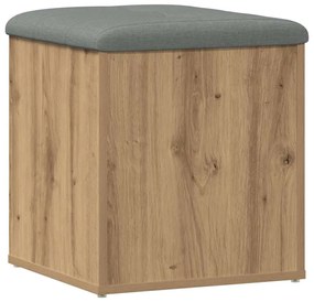 vidaXL Πάγκος αποθήκευσης  Artisan Oak 42x42x45 cm Κατασκευασμένο ξύλο