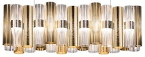 Φωτιστικό Οροφής - Ράγα La Lollo 93x28x28cm Led 7820lm 70W 2700K Gold Slamp