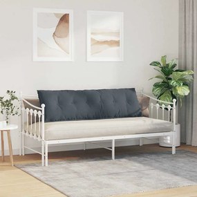 vidaXL Μαξιλάρι Πλάτης Σκούρο Γκρι 160 x 50 x 19 cm