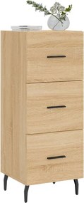 vidaXL Ντουλάπι Sonoma Δρυς 34,5x34x90 εκ. από Επεξεργασμένο Ξύλο