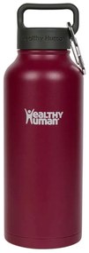 Μπουκάλι Θερμός Stein Healthy Human με χωρητικότητα 950ml και διατήρηση θερμοκρασίας 12h ζεστό / 24h κρύο - Merlot