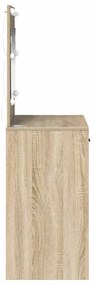 vidaXL Κομοδίνο Sonoma Δρυς 78.5 x 41 x 135 εκ Επεξεργασμένο ξύλο