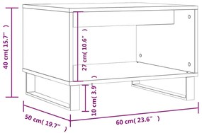 ΤΡΑΠΕΖΑΚΙ ΣΑΛΟΝΙΟΥ ΚΑΦΕ ΔΡΥΣ 60 X 50 X 40 ΕΚ. ΑΠΟ ΕΠΕΞΕΡΓ. ΞΥΛΟ 829267