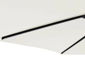 Ομπρέλα Κήπου με Ατσάλινο Ιστό Λευκή 225x225x212 εκ. - Λευκό