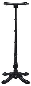vidaXL Πόδι Τραπεζιού Bistro Μαύρο 52x52x108 εκ. από Χυτοσίδηρο