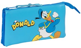 Διπλή Κασετίνα Donald Μπλε 22 x 12 x 3 cm