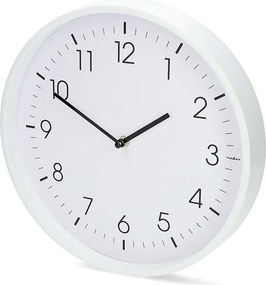 Ρολόι τοίχου Nedis 233-2872 quartz αθόρυβο 30 cm λευκό