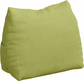 vidaXL Μαξιλάρι Πλάτης Ανοιχτό Πράσινο 45 x 35 x 20 cm ύφασμα
