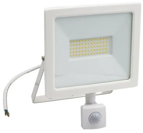 Adeleq Προβολέας LED-SMD 50W Με Ανιχνευτή Κίνησης 4100K IP65 Λευκός 3-390501