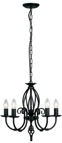 Πολυέλαιος Φωτιστικό Κρεμαστό/Οροφής 5xE14 Artisan Elstead Lighting-ART5-BLACK-Μαύρο ART5-BLACK