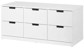 NORDLI συρταριέρα με 6 συρτάρια, 120X54 cm 292.394.97