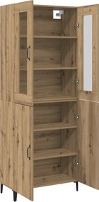 vidaXL Highboard 2 pcs Artisan Oak 69,5 x 34 x 180 εκ.