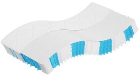 vidaXL Στρώμα με Pocket Springs Μεσαία Σκληρότητα 100x200 εκ.