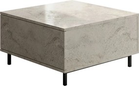 Τραπεζάκι Σαλονιού Τραβερτίνη LEEGE 75x75x40