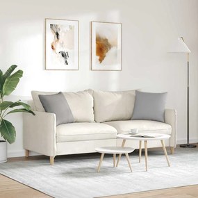 vidaXL Μαξιλάρι Καναπέ 2 pcs Σκίουρος Γκρί 45 x 45 cm ύφασμα