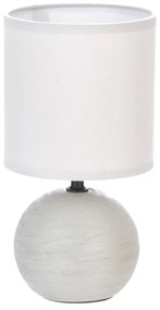 Επιτραπέζιο φωτιστικό PWL-1210 pakoworld Ε14 60W κεραμικό γκρι Φ13x25εκ