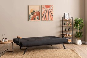 3-Seat Sofa-Bed Zven - Black Black
